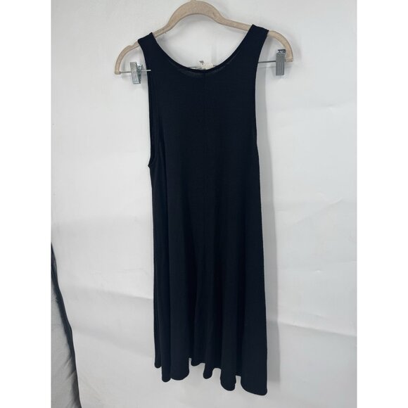 Wilfred Free Trapeze Dress Women Medium Black Minimalist Witchy Gothic Classic - Picture 8 of 8